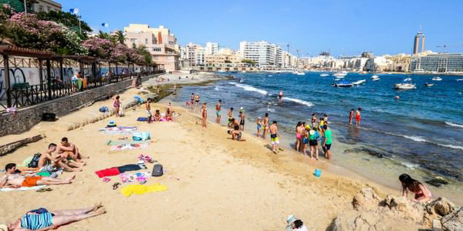 Sliema beach